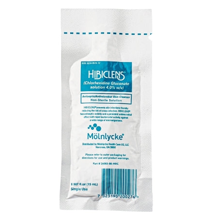 Antiseptic / Antimicrobial Skin Cleanser Hibiclens 15 mL Individual Packet 4% Strength CHG (Chlorhexidine Gluconate) NonSterile (EA)