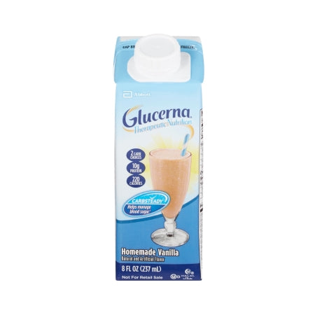 Oral Supplement Glucerna® Therapeutic Nutrition Shake Vanilla Flavor Ready to Use 8 oz. Carton