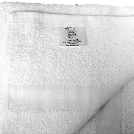 Bath Towel Royal Gold Foundations 20 X 40 Inch OE Cotton 86% / Polyester 14% White Reusable