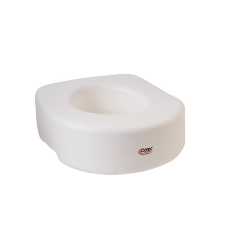 Raised Toilet Seat Carex® Economy 5-1/2 Inch Height White 300 lbs. Weight Capacity