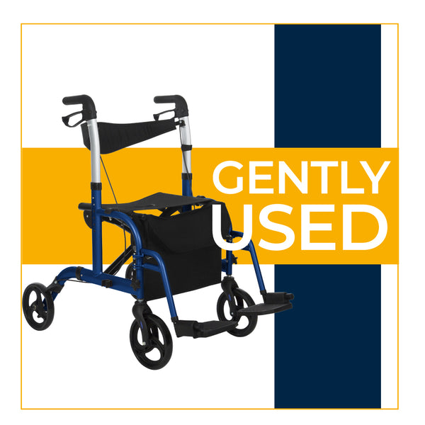*Gently Used* Wheelchair Rollator Blue