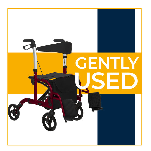 *Gently Used* Wheelchair Rollator Red