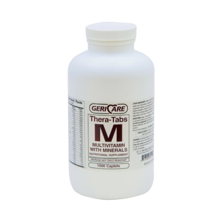 Multivitamin Supplement with Minerals Geri-Care® Caplet 1000 per Bottle