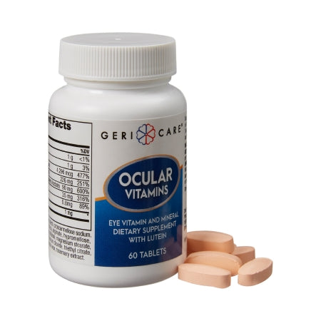 Eye Vitamin Supplement Geri-Care® Vitamin A / Ascorbic Acid / Vitamin E 14320 IU - 226 mg - 200 IU Strength Tablet 60 per Bottle