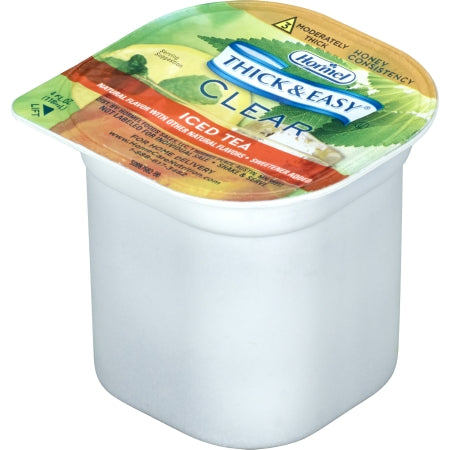 Thickened Beverage Thick  Easy® 4 oz. Portion Cup Iced Tea Flavor Ready to Use Honey Consistency
