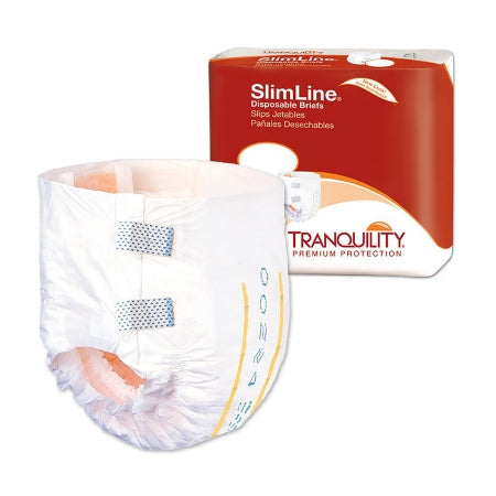 Unisex Youth Incontinence Brief Tranquility® Slimline® Youth Disposable Heavy Absorbency