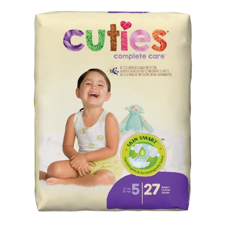 Unisex Baby Diaper Cuties® Size 5 Disposable Heavy Absorbency