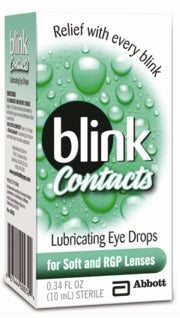 Contact Lens Solution Blink Contacts 0.34 oz. Solution