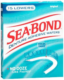 Denture Adhesive Sea•Bond® Wafer 15 per Box