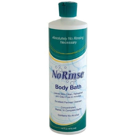 Rinse-Free Body Wash No Rinse® Body Bath Liquid 16 oz. Bottle Scented