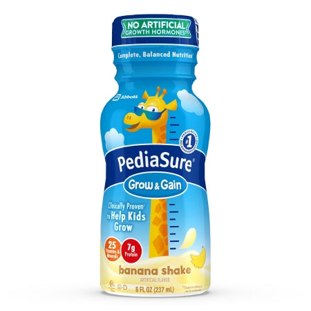 Pediatric Oral Supplement PediaSure® Grow  Gain Banana Flavor 8 oz. Bottle Ready to Use