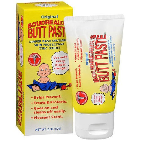 Diaper Rash Treatment Boudreaux's Butt Paste® 2 oz. Tube Scented Cream