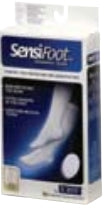 Diabetic Compression Socks JOBST® Sensifoot™ Crew Large Black Closed Toe