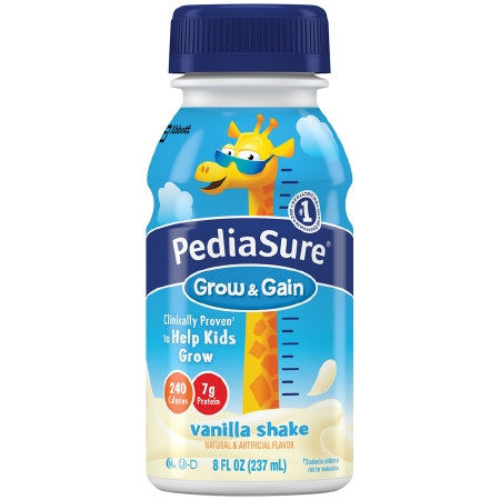 Pediatric Oral Supplement PediaSure® Grow  Gain Vanilla Flavor 8 oz. Bottle Ready to Use