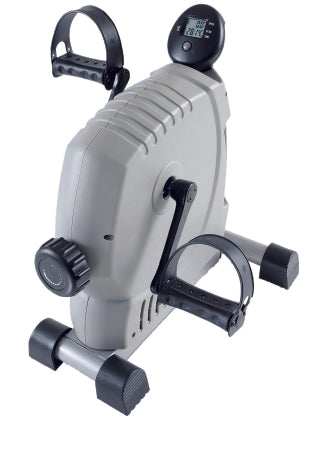 Pedal Exerciser CanDo® Magneciser™ Portable Adjustable Resistance Levels 10 X 16 X 18 Inch Black / Gray