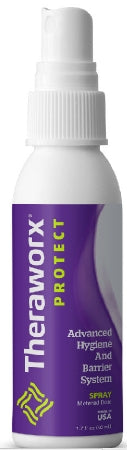 Rinse-Free Cleanser Theraworx® Protect Advanced Hygiene and Barrier System Liquid 1.7 oz. Pump Bottle Lavender Scent