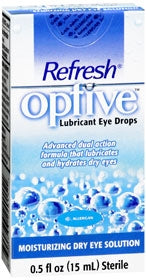 Eye Lubricant Refresh® Optive™ 0.5 oz. Eye Drops