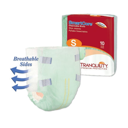 Unisex Adult Incontinence Brief Tranquility SmartCore™ Small Disposable Heavy Absorbency