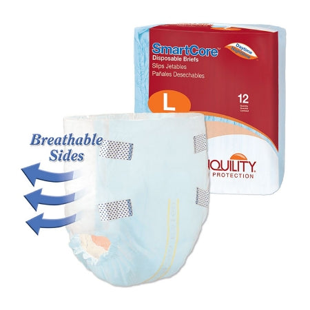 Unisex Adult Incontinence Brief Tranquility SmartCore™ Large Disposable Heavy Absorbency