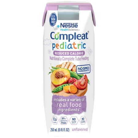 Pediatric Tube Feeding Formula Compleat® Pediatric Reduced Calorie 8.45 oz. Carton Ready to Use Unflavored Ages 1-13 Years