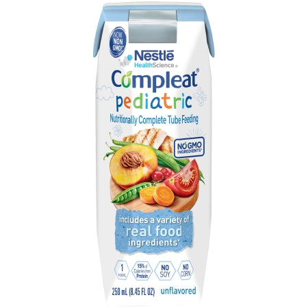 Pediatric Tube Feeding Formula Compleat® Pediatric 8.45 oz. Carton Ready to Use Unflavored Ages 1-13 Years