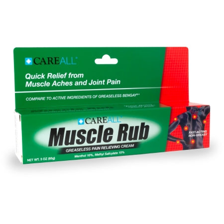 Topical Pain Relief CareAll® 10% - 15% Strength Menthol / Methyl Salicylate Ointment 3 oz.