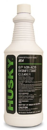 Husky® Surface Disinfectant Cleaner Quaternary Based Manual Pour Liquid 1 Quart Bottle Pine Scent NonSterile