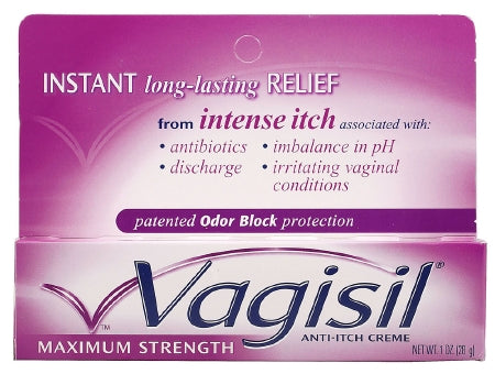 Itch Relief Vagisil® 20% - 3% Strength Cream 1 oz. Tube