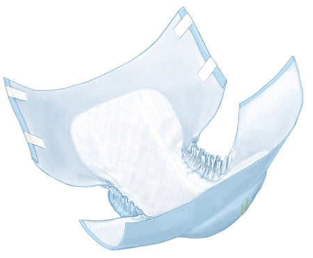 Unisex Adult Incontinence Brief Simplicity™ Large Disposable Moderate Absorbency