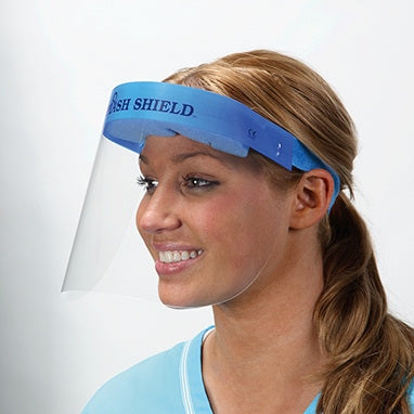 Face Shield One Size Fits Most Full Length Anti-fog Disposable NonSterile