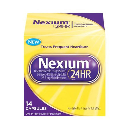 Antacid Nexium 24 HR 20 mg Strength Capsule 14 per Box