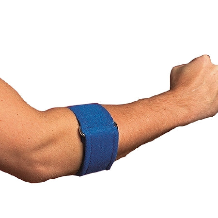 Elbow Support One Size Fits Most Hook and Loop Closure Tennis Elbow Elbow 7 to 15 Inch Forearm Circumference Royal Blue