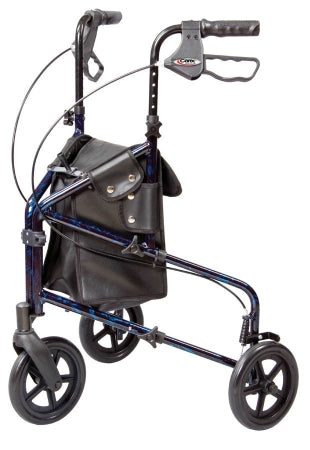 3 Wheel Rollator Carex® Adjustable Height / Lightweight / Folding