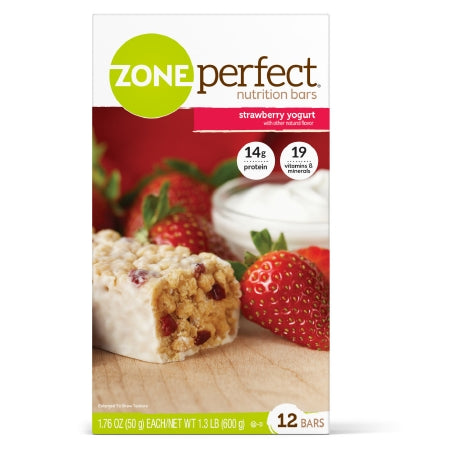 Nutrition Bar ZonePerfect® Strawberry Yogurt Flavor Ready to Use 1.76 oz. Individually Wrapped
