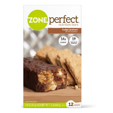 Nutrition Bar ZonePerfect® Fudge Graham Flavor Ready to Use 1.76 oz. Individually Wrapped