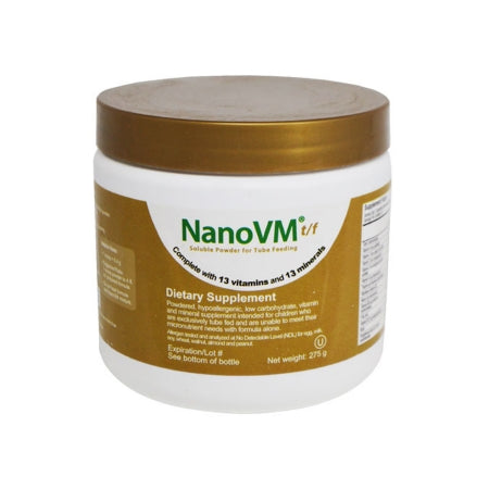 Pediatric Tube Feeding Formula NanoVM® tf Unflavored 275 Gram Jar Powder