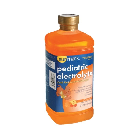 Pediatric Oral Electrolyte Solution sunmark® Fruit Flavor 33.8 oz. Bottle Ready to Use