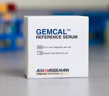 Reference Serum Solution GEMCAL™ 5 X 3 mL For Alfa Wassermann Clinical Chemistry Systems Lyophilized